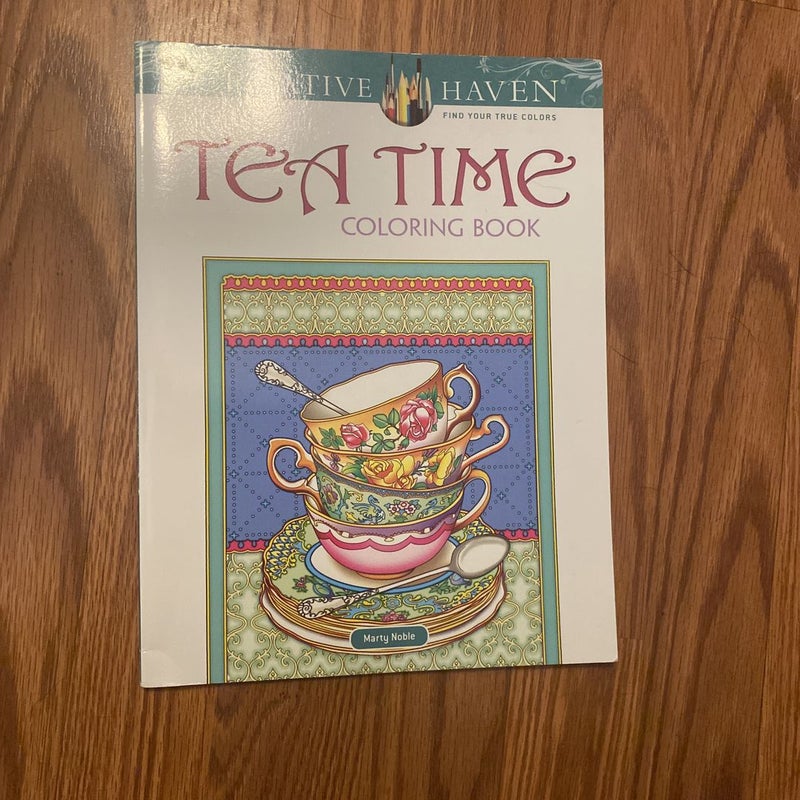 Creative Haven Teatime Coloring Book