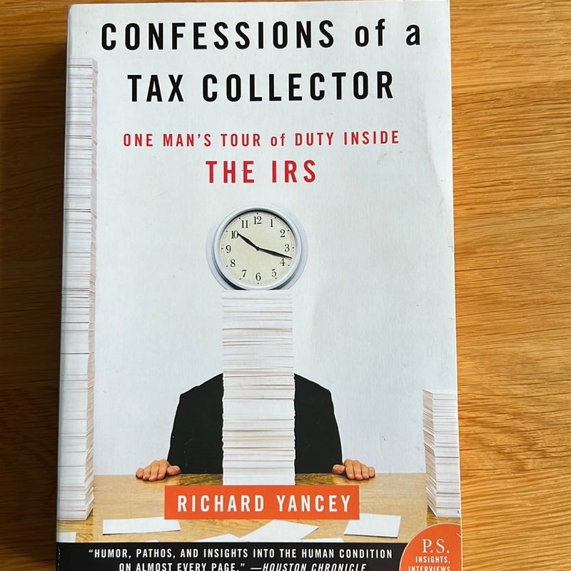 Confessions of a Tax Collector