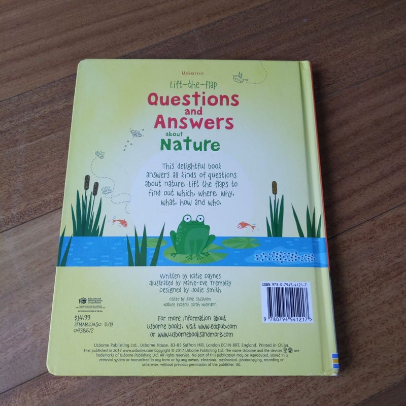 Lift-The-Flap Questions and Answers about Nature IR
