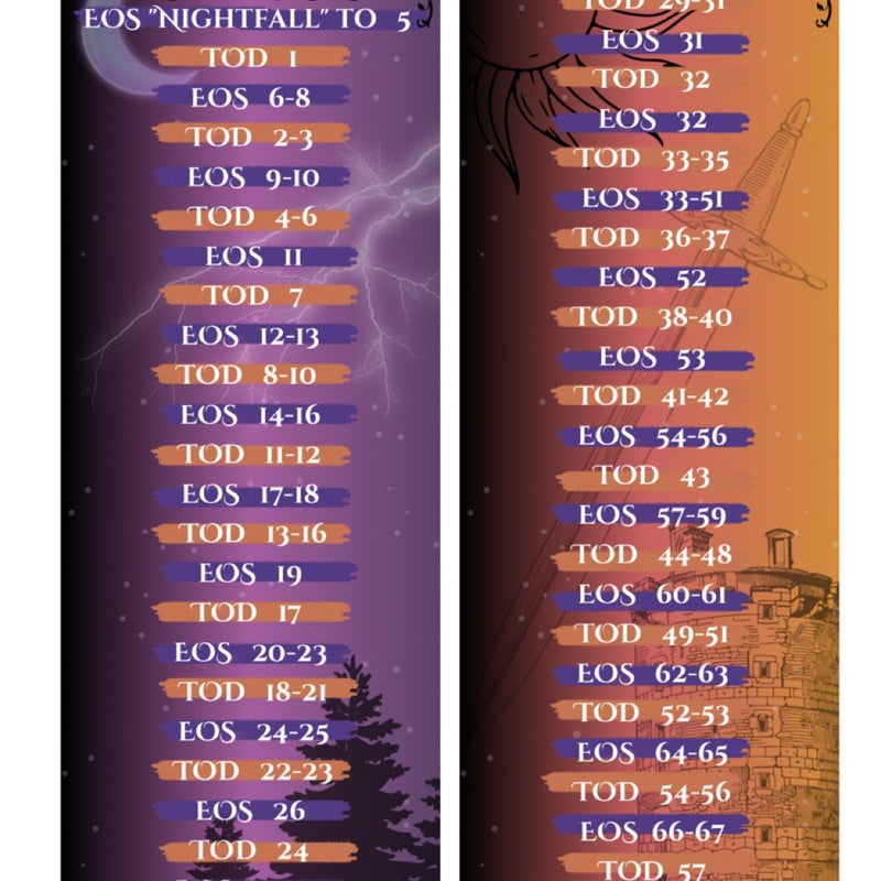 Empire of Storms & Tower of Dawn Bookmark