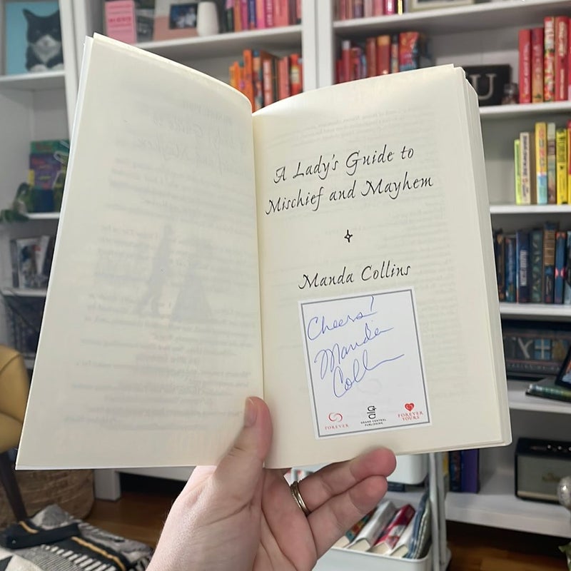 SIGNED BOOK PLATE: A Lady's Guide to Mischief and Mayhem
