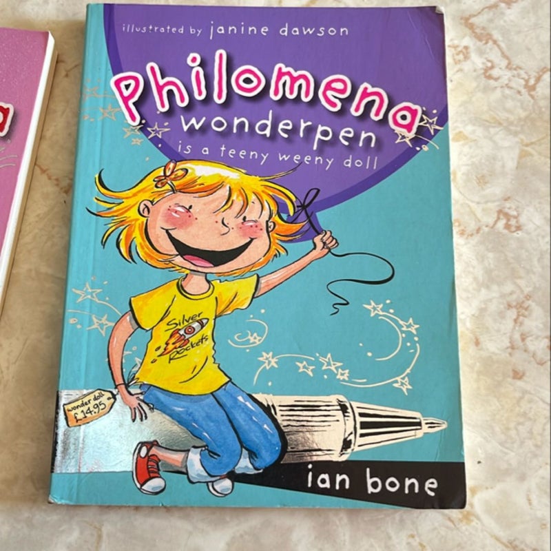 Philomena Wonderpen bundle of 2 books