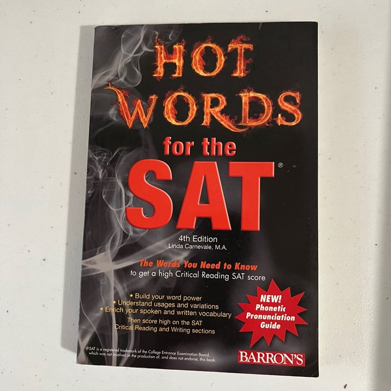 Hot Words for the SAT