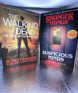 2 Book Set-Straner Things& Walking Dead