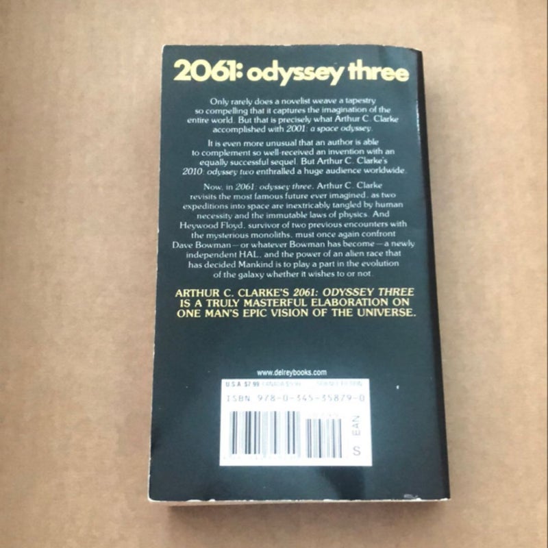 2001: a Space Odyssey -2010 odyssey 2-2061 Odyssey 3–94