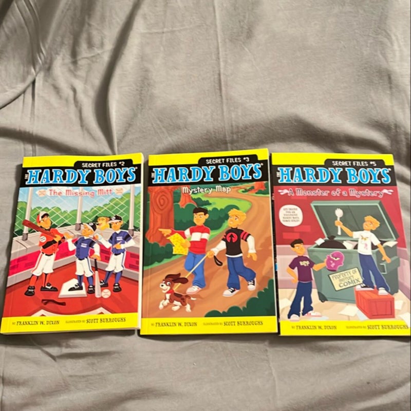 The Hardy Boys Secret Files  #2,3, and 5