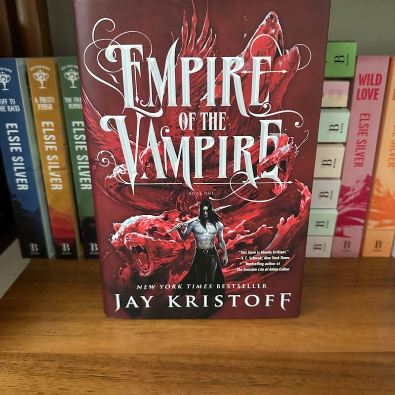 Empire of the Vampire barnes and noble signed first edition