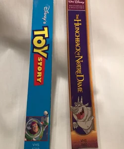 VHS Disney Bookmark Set (Double sided)
