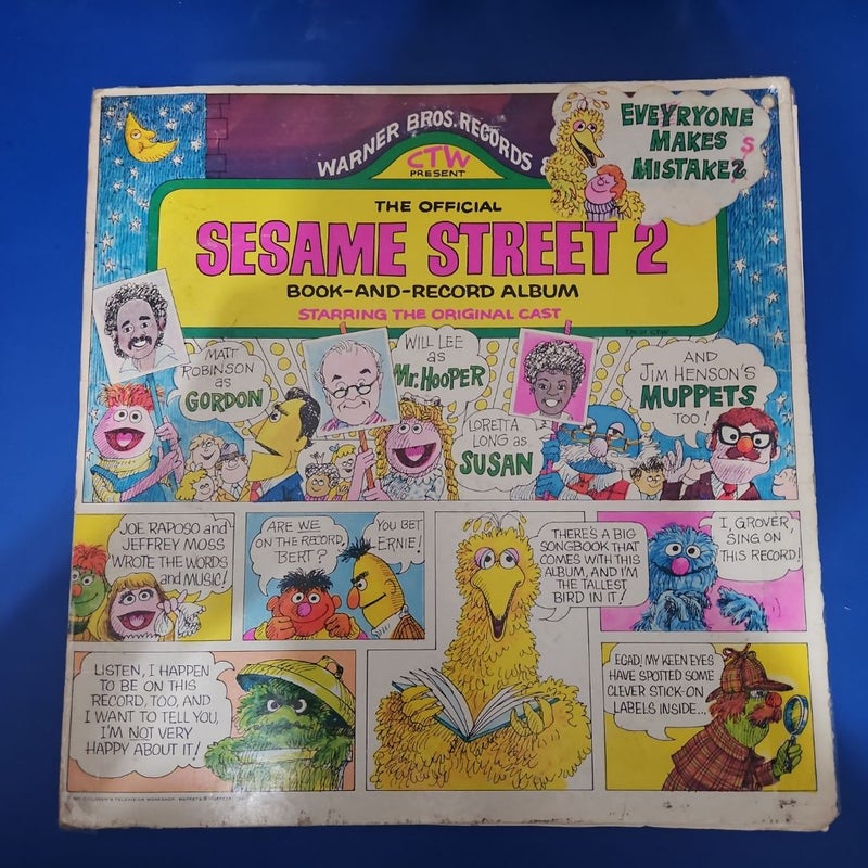 The Official SESAME STREET 2 Book-And-Record Album