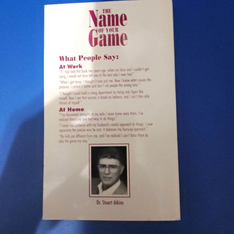 The Name of Your Game