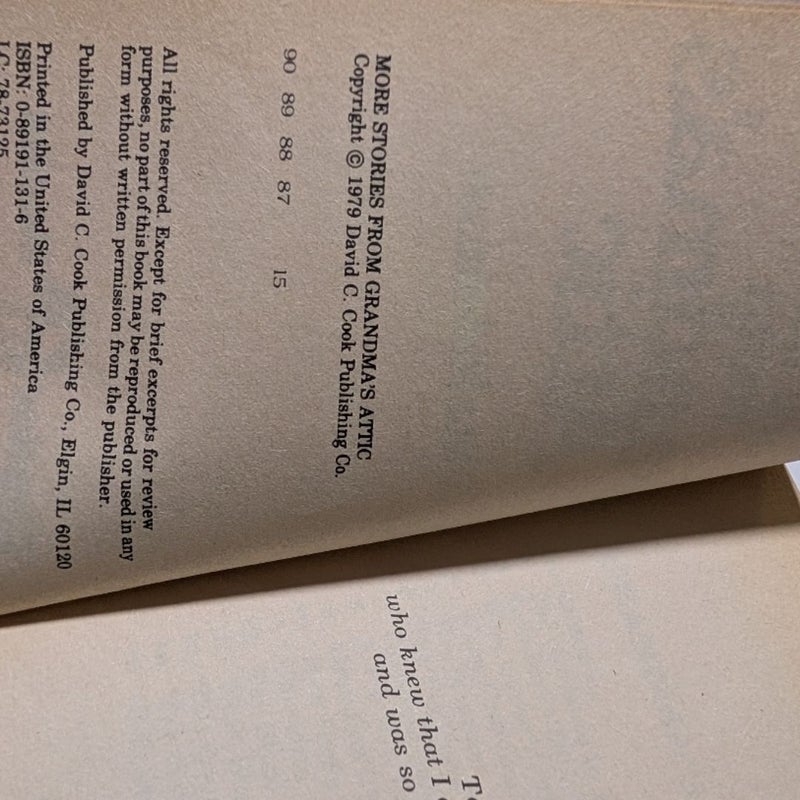 More Stories from Grandma's Attic