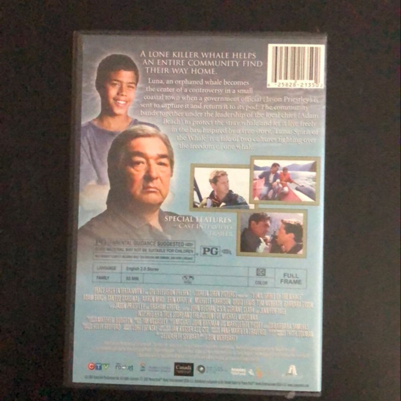 DVD     Luna - Spirit of the Whale       DVD