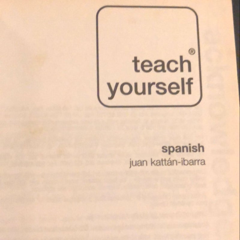 Spanish teach yourself  - dictionary 