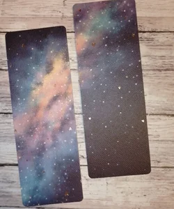 Galaxy paper bookmark 