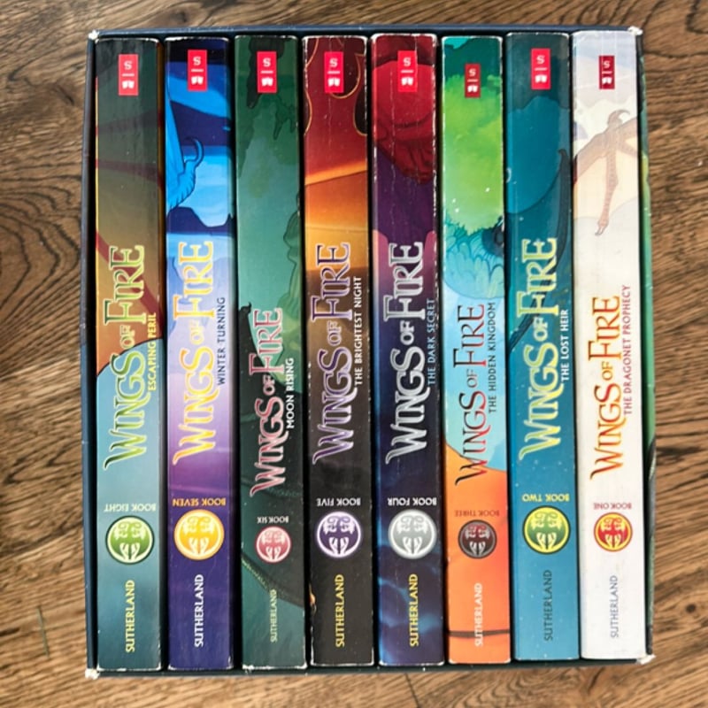 Wings of Fire Boxed Set, Books 1-8 The First Eight