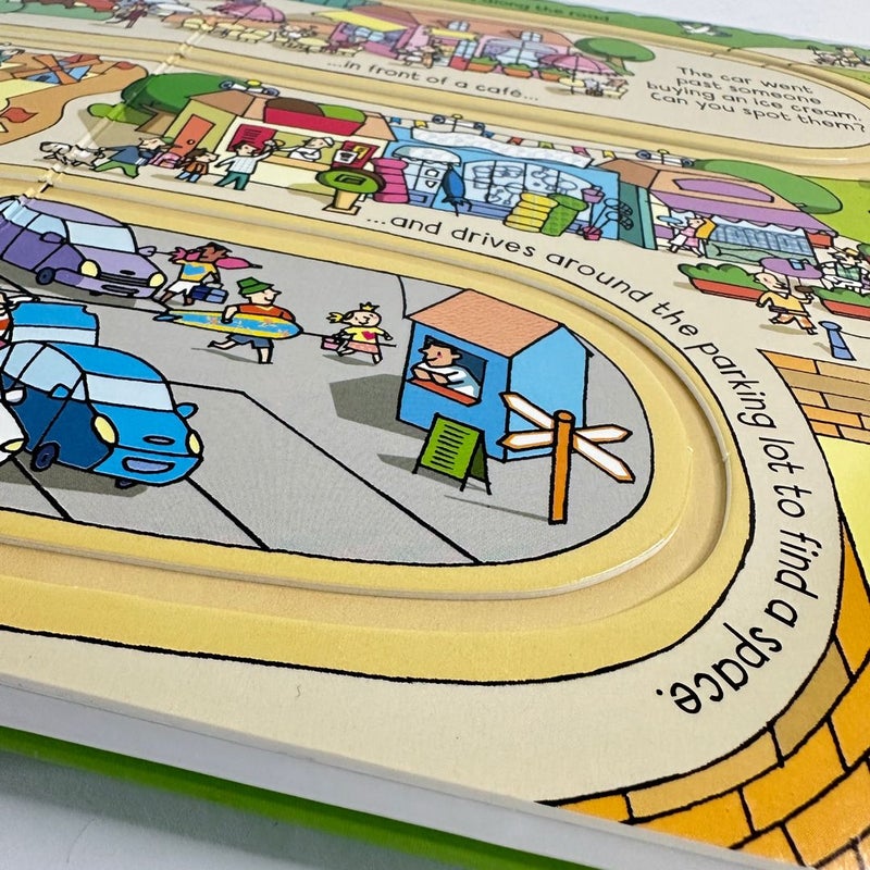 Usborne Pull-Back Busy Car Book-NO CAR