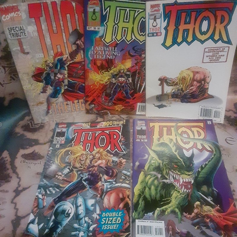 Thor 491-502, Marvel Comics Lot 