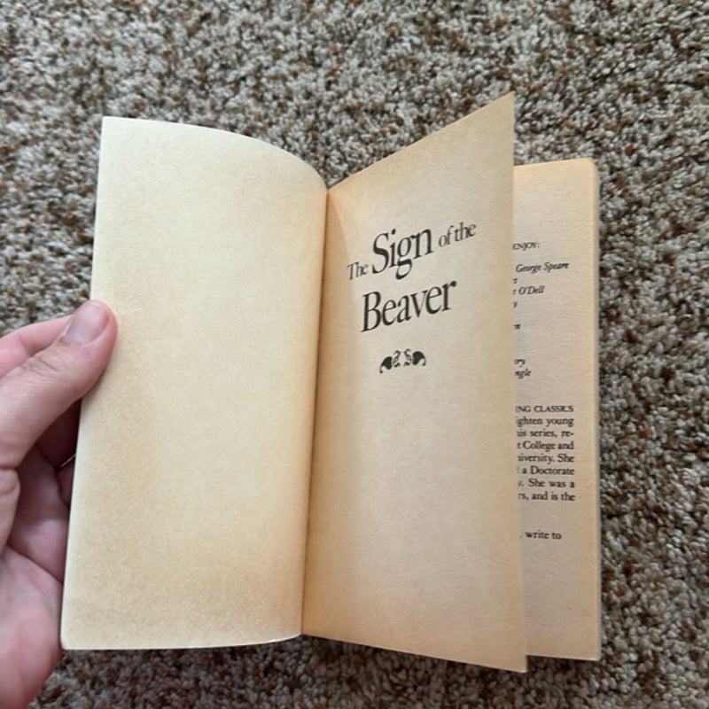 The sign of the beaver 