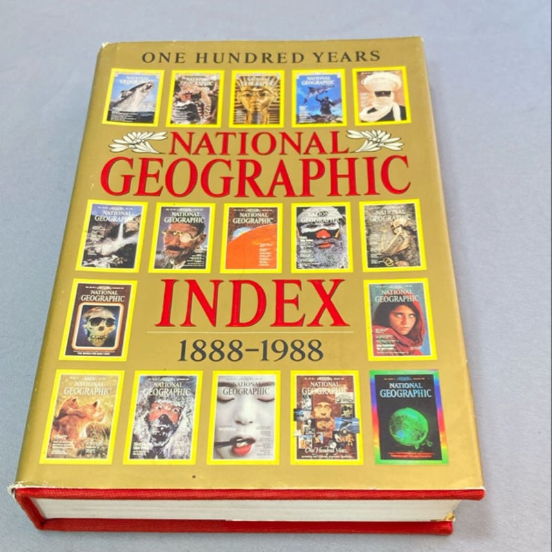 National Geographic Index 1888-1988