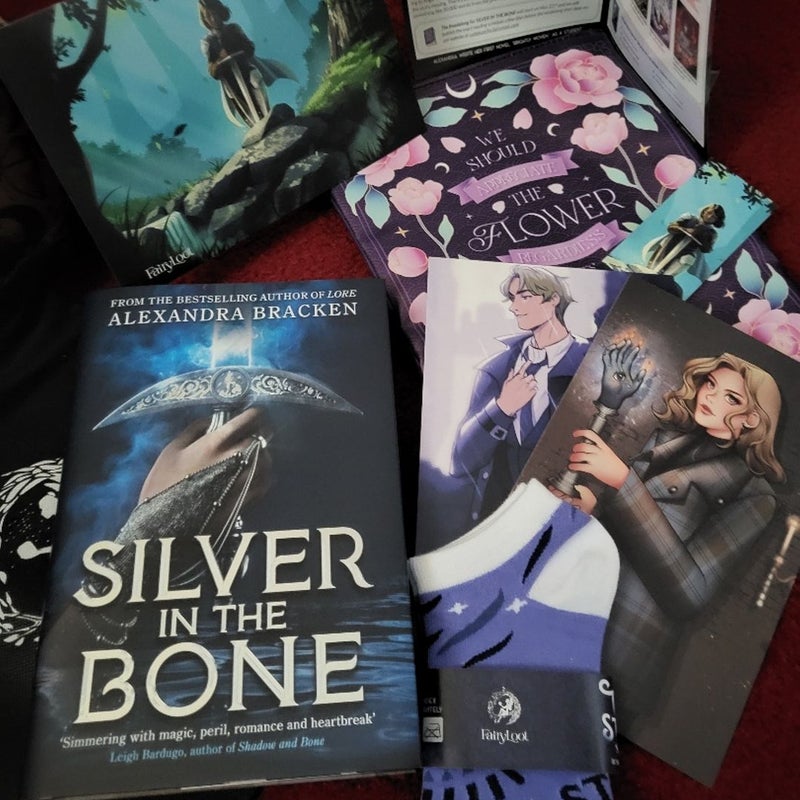 Silver in the Bone Fairyloot April *missing 3 items*