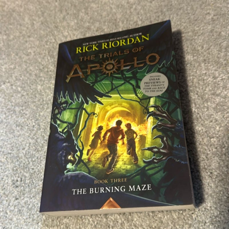 The Burning Maze (Trials of Apollo, the Book Three)