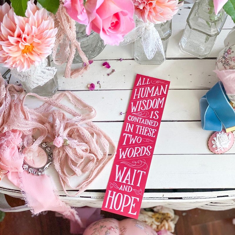 Double Sided Quote Bookmark
