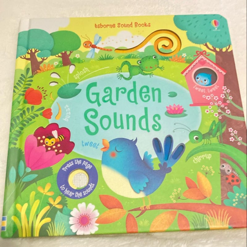 Usborne Sound Books Garden Sounds