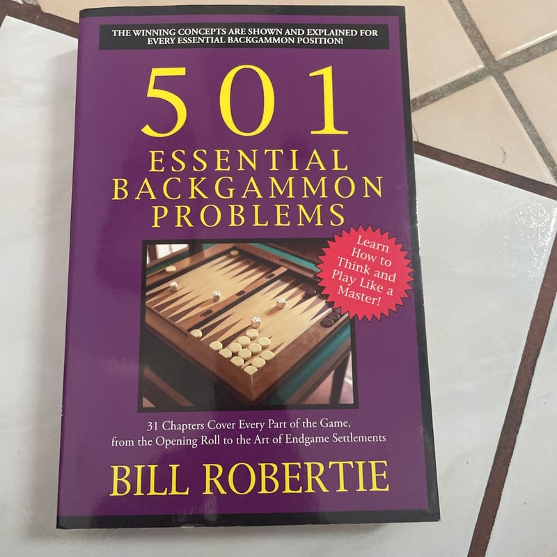 501 Essential Backgammon Problems