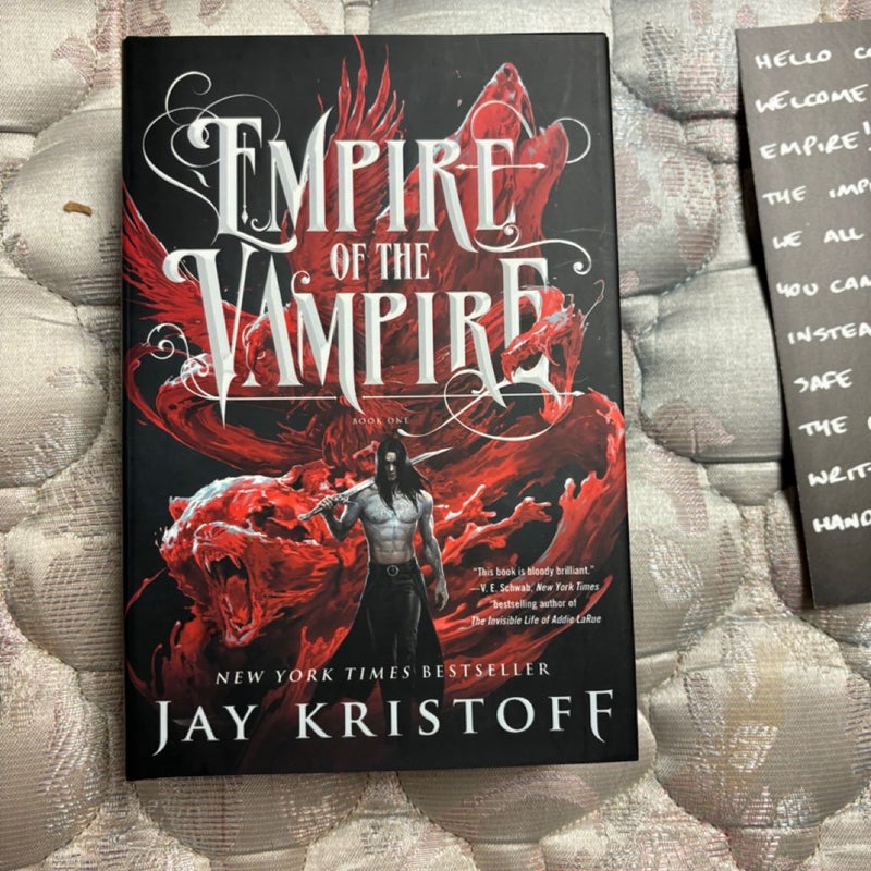 Empire of the Vampire Obsidian Moon Special Edition