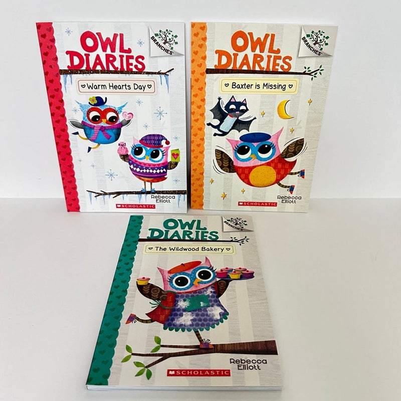 Owl Diaries Book Bundle, 7 Books in Bundle #1-#7