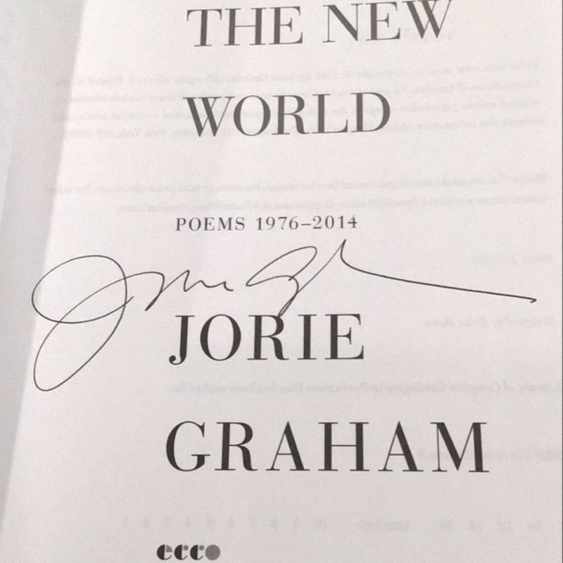 From the New World - SIGNED First Edition, First Printing