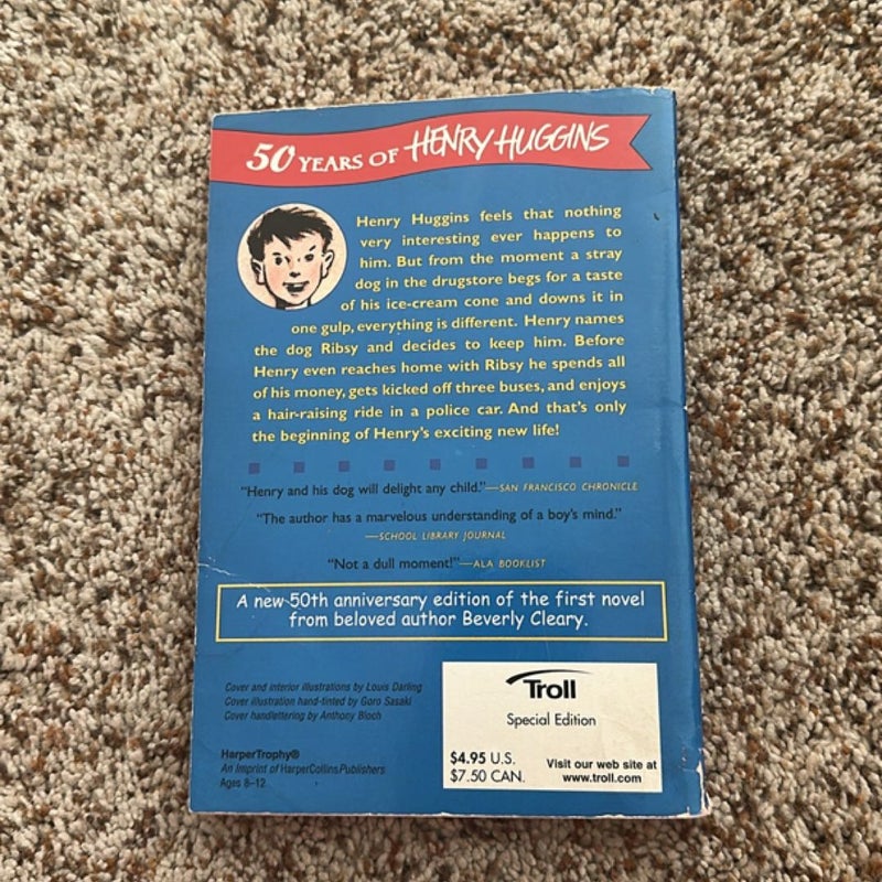Beverly Cleary 50th Anniversary Edition Book Henry Huggins 