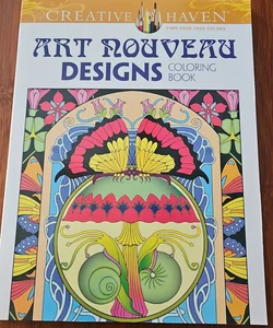 Art Nouveau Designs Coloring Book
