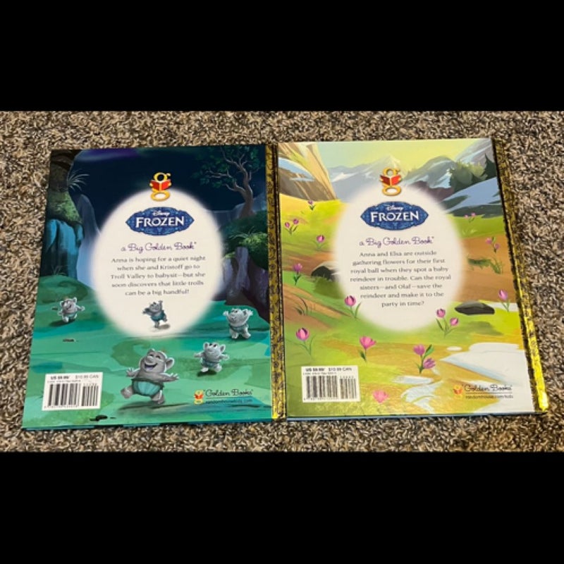 2 Big Golden Books: Disney Frozen