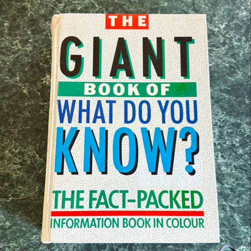 The giant book of what do you know 