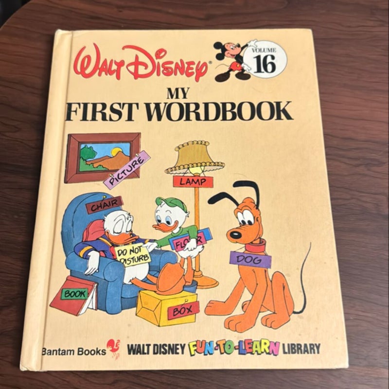 Disney’s My First Wordbook