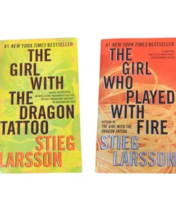 The Girl Who Played with Fire and The Girl with the Dragon Tattoo BUNDLE