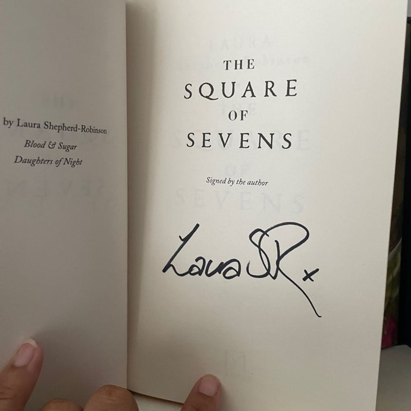 The Square Of Sevens Waterstones SIGNED 2024 SOLD OUT Exclusive