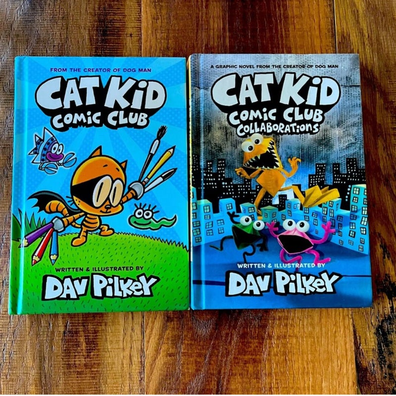 Cat Kid Comic Club 2 books 