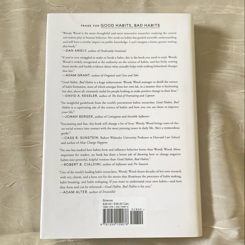 Good Habits Bad Habits By Wendy Wood