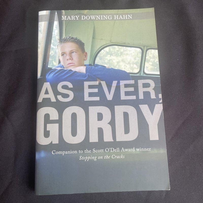 As Ever, Gordy