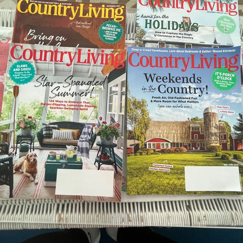 Country Living Magazines 