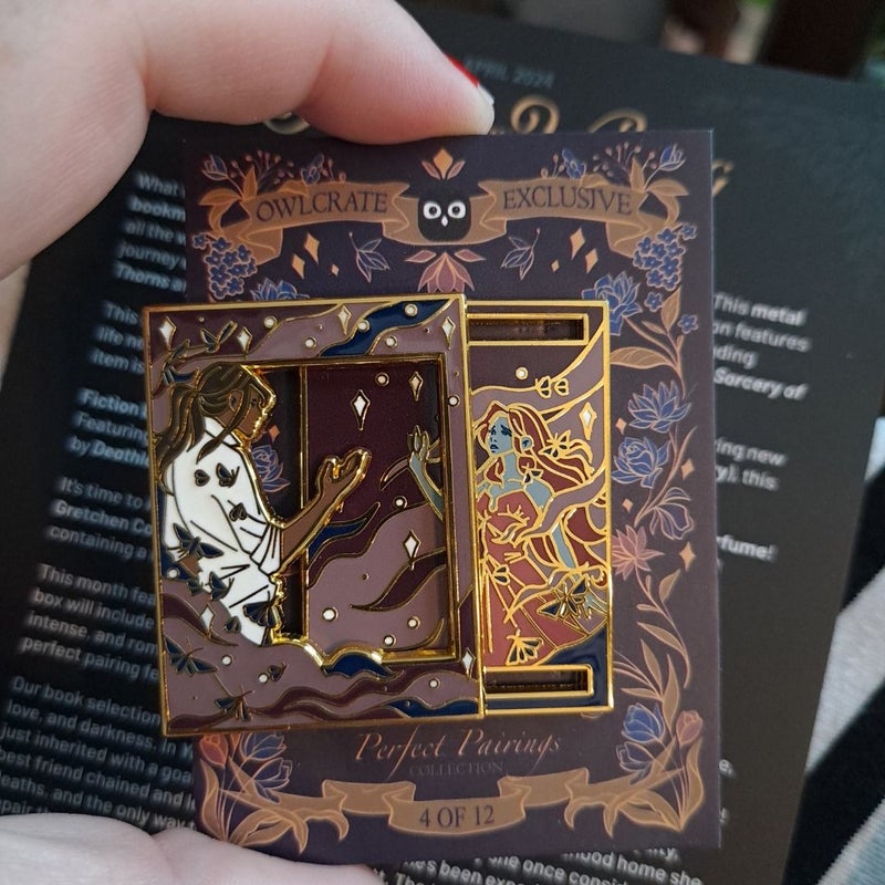 Owlcrate April pin