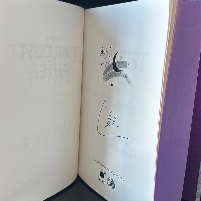 The Stardust Thief Fairyloot signed edition