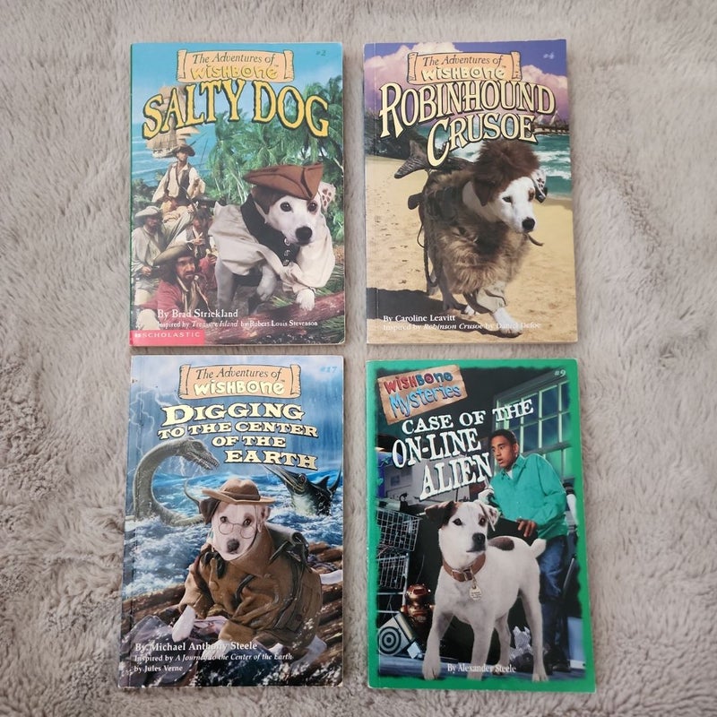 The Adventures of Wishbone 4 Book Bundle