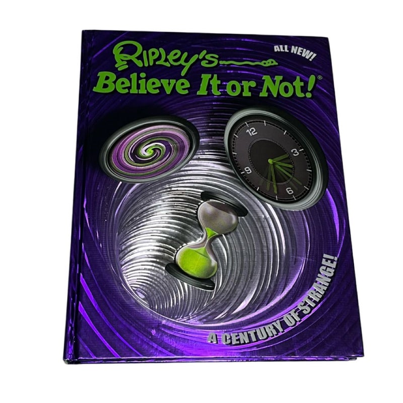 New Ripley’s Believe It Or Not A Century Of Strange Hardcover Coffee Table Book