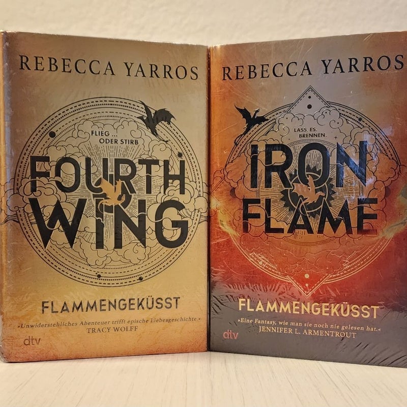 Fantasy Books - Fourth Wing and Iron Flame 