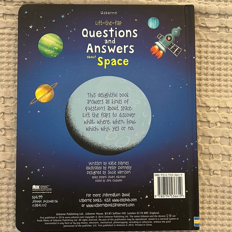 Lift the Flap: Questions and Answers About Space