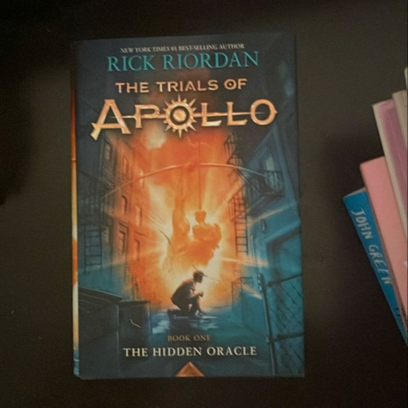 The Trials of Apollo -orange sprayed edges