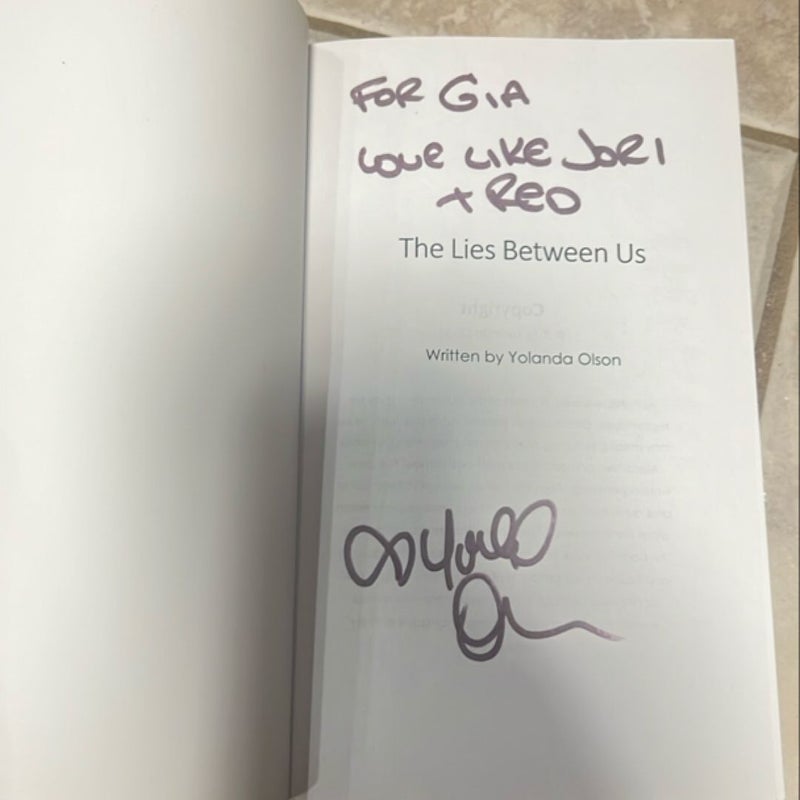 The Lies Between Us - SIGNED EDITION